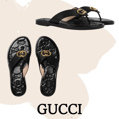 【GUCCI】インターロッキングG ウィメンズ トングサンダル