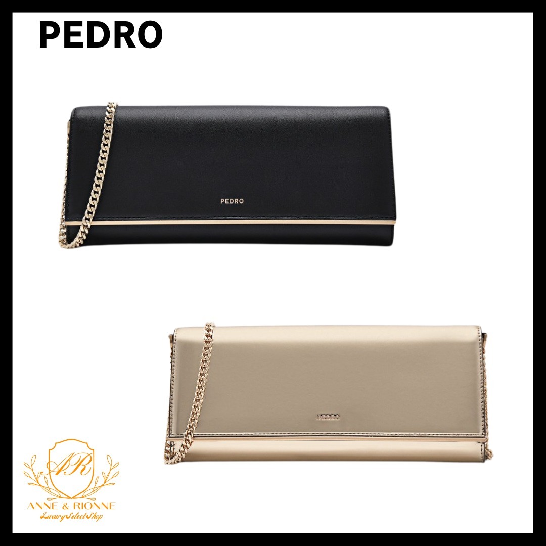 PEDRO クラッチバッグ エレガントなゴールド 高見え 24SS