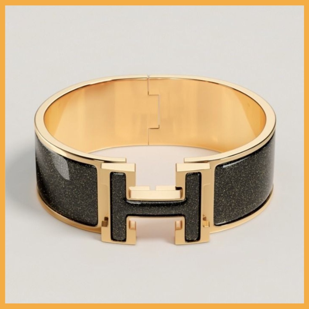 ★入手困難★HERMES★Bracelet Clic Clac H Glitterブレスレット