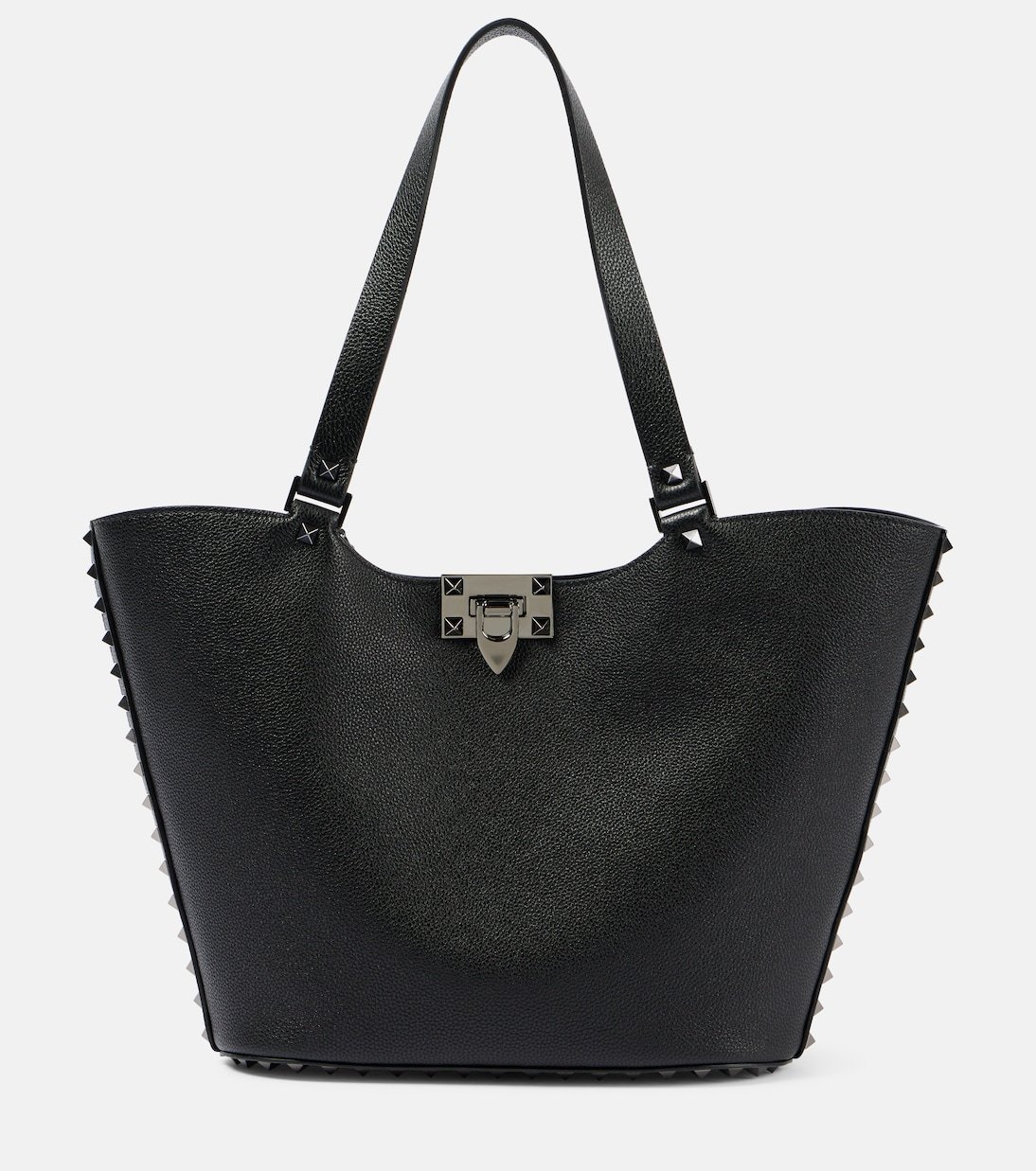 □VALENTINO GARAVANI□Rockstud スモールレザートートバッグ