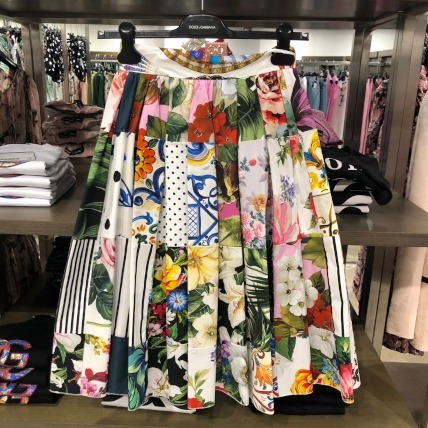 Dolce & Gabbana パッチワーク スカート