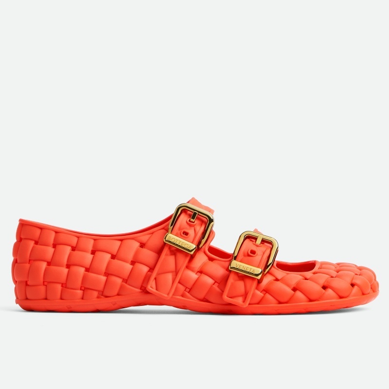 【お買得】 VENETA◇Amy BOTTEGA メリージェーン バレリーナシューズ ラバー バレエ