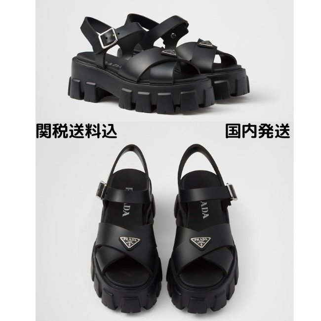 【PRADA】プラダ 入手困難！モノリス ラバー サンダル