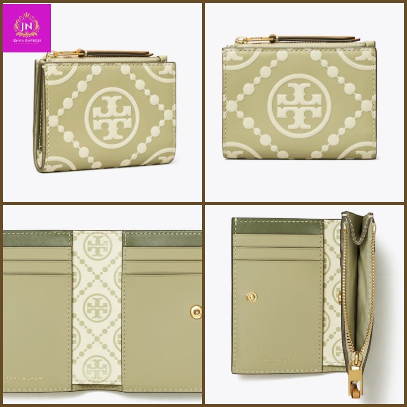 [ToryBurch]ティーモノグラム コントラスト エンボスド 財布