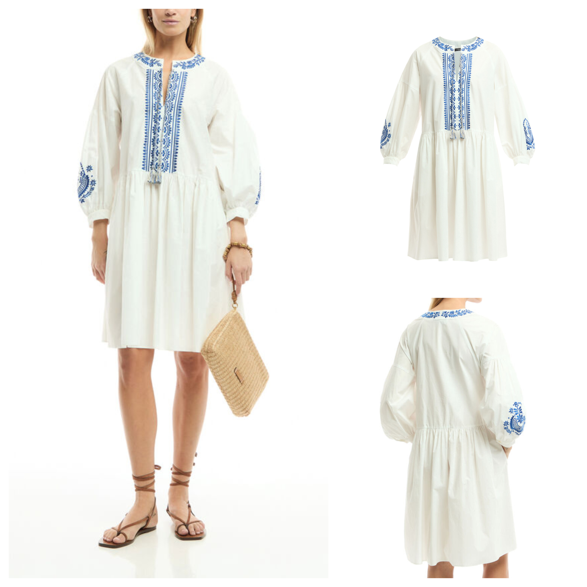 《送料無料》 MAXMARA Cotton poplin dress DIRCE