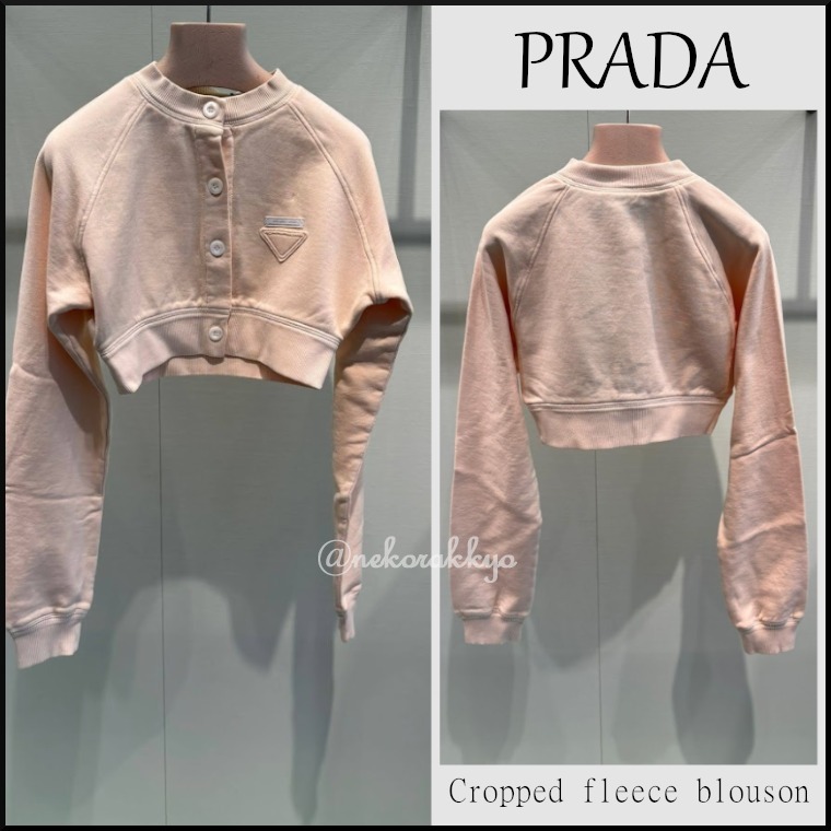 PRADA＊Cropped fleece blouson クロップドブルゾン＊送料込