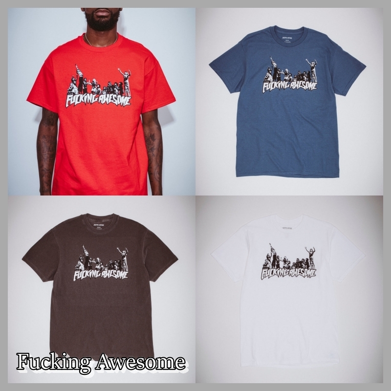 【Fucking Awesome】Hug The Earth Tシャツ コットン 半袖