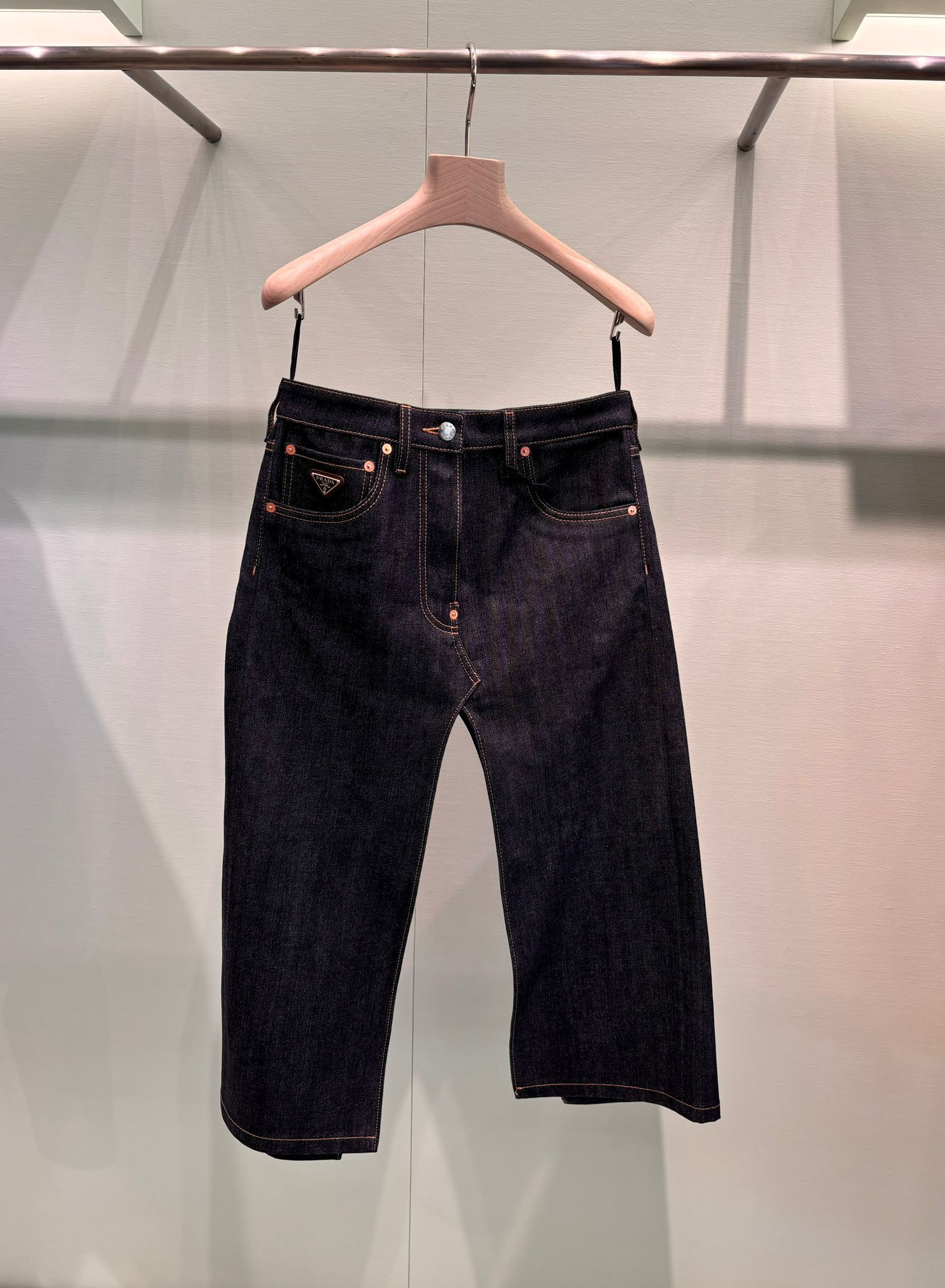 ヘルシーな大人の肌見せ☆PRADA☆デニムフレアスカート ヘルシーな大人の肌見せ☆PRADA☆デニムフレアスカート ボトムス