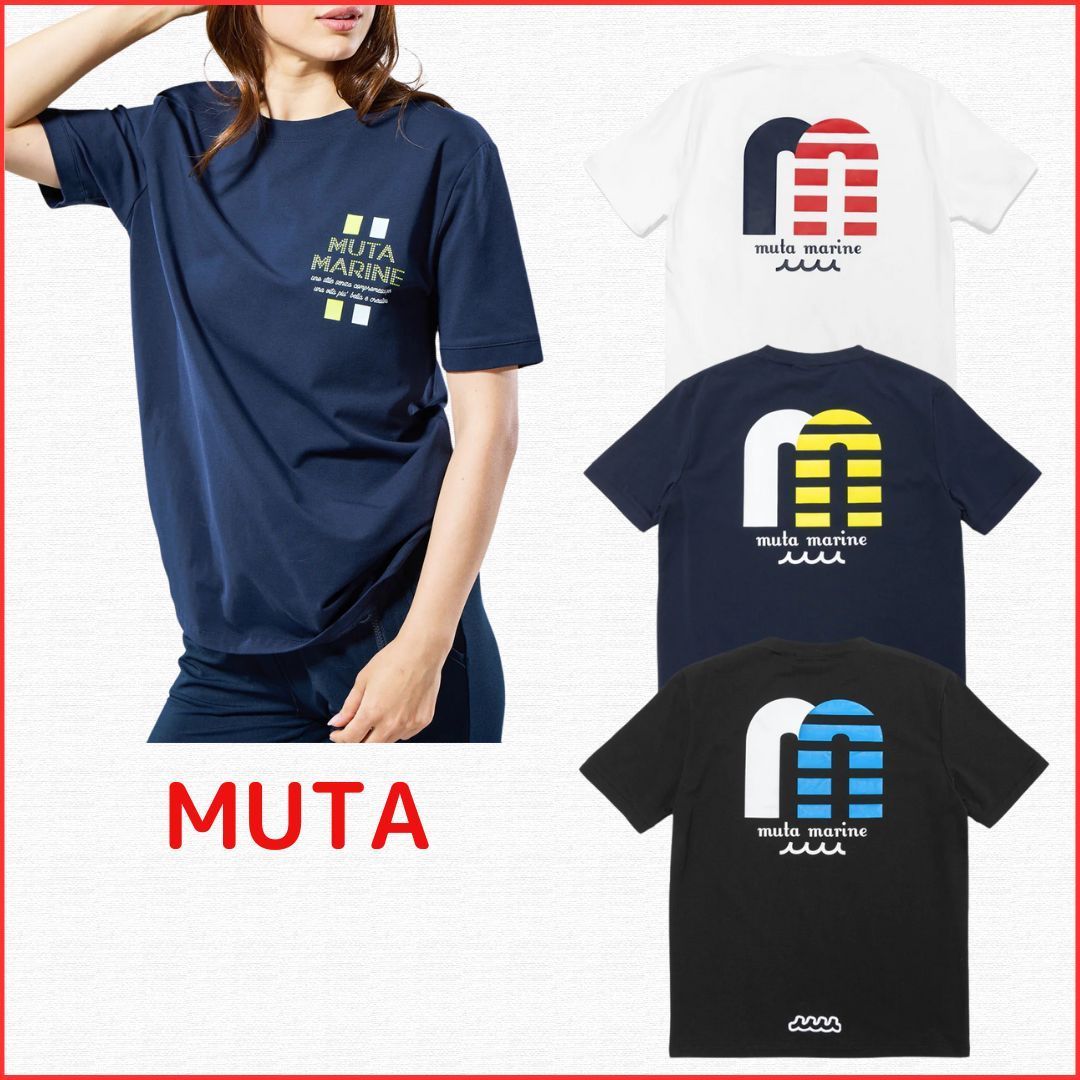 国内発送【muta MARINE】アトラクトロゴ Tシャツ 全3色