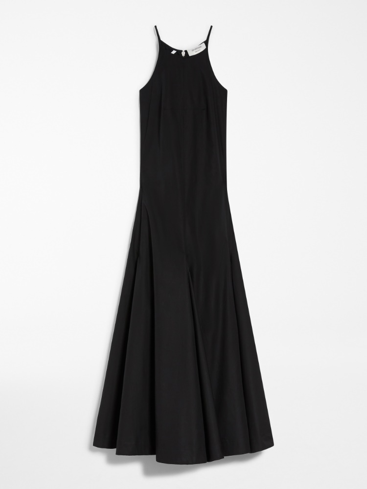 《送料無料》 MAXMARA Long poplin dress CACTUS