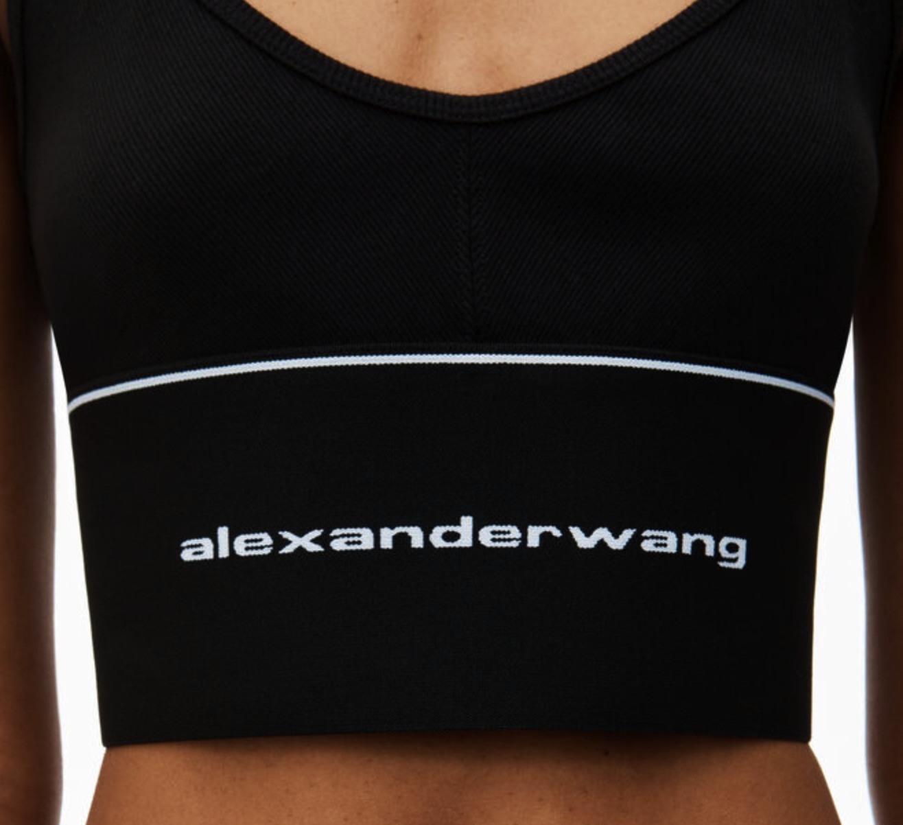 alexanderwang アレキサンダーワング リブジャージー ロゴ エラ
