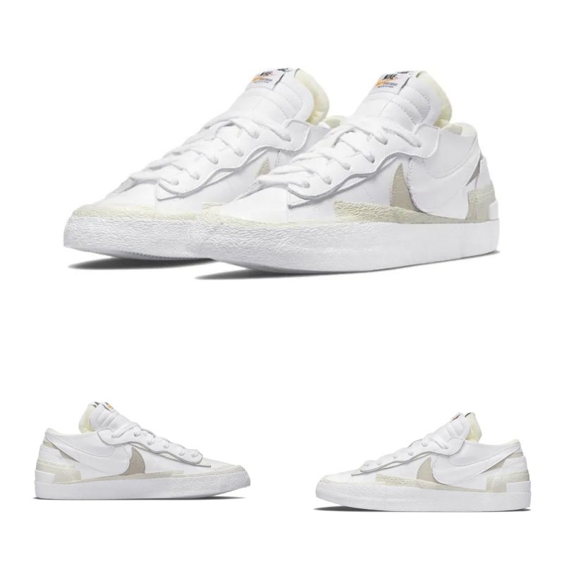 【NIKE】DM6443-100★x Sacai Blazer Low★White Patent Leather