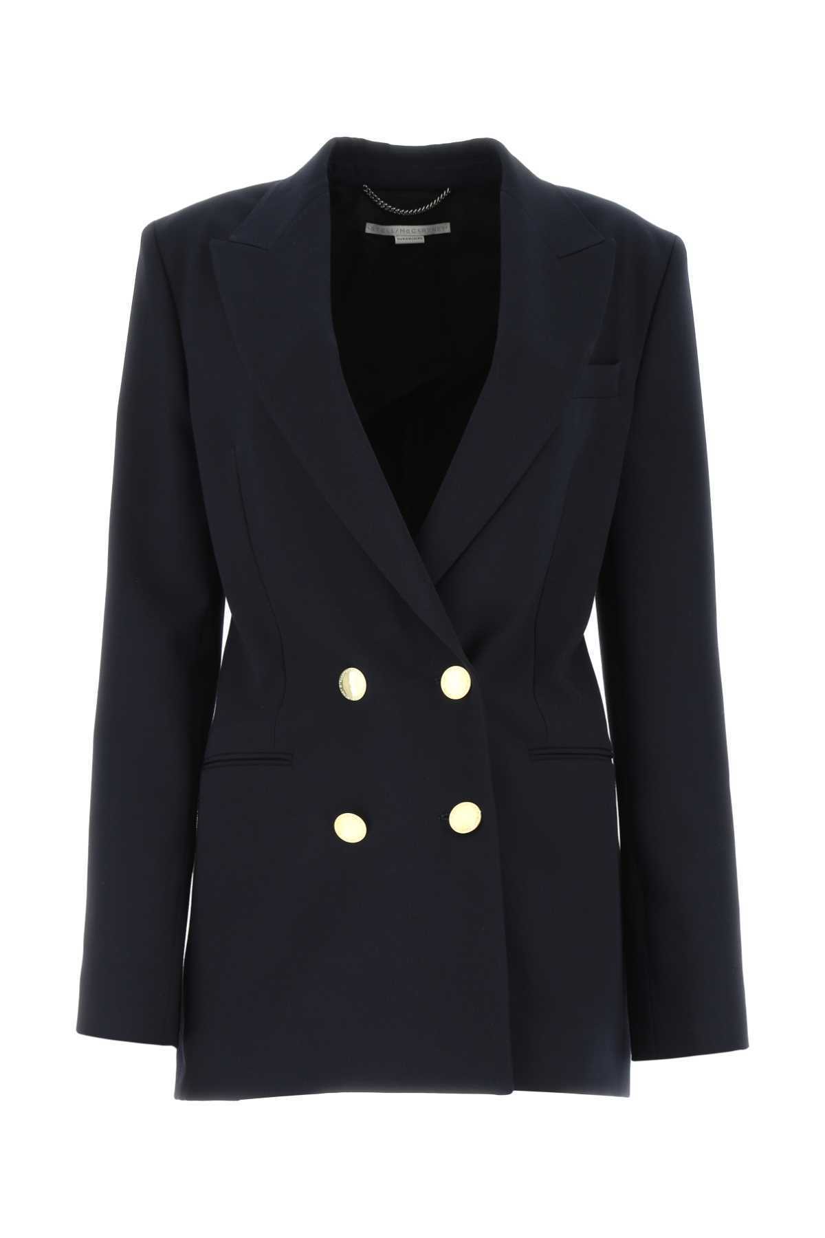 ジャケット STELLA McCARTNEY Navy Blue Polyester Blend Blazer