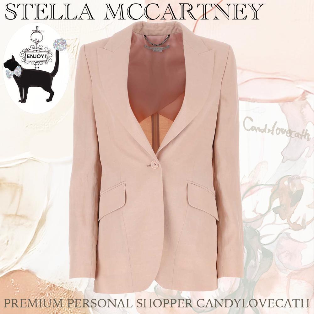 ジャケット STELLA McCARTNEY Pastel Pink Viscose Blend Blazer