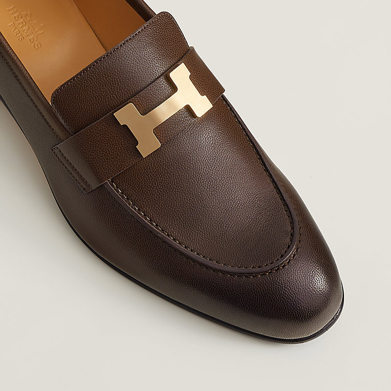 【シンプルイズベスト】HERMES モカシンパリローファー Noisette シンプルイズベスト】HERMES モカシンパリローファー Noisette