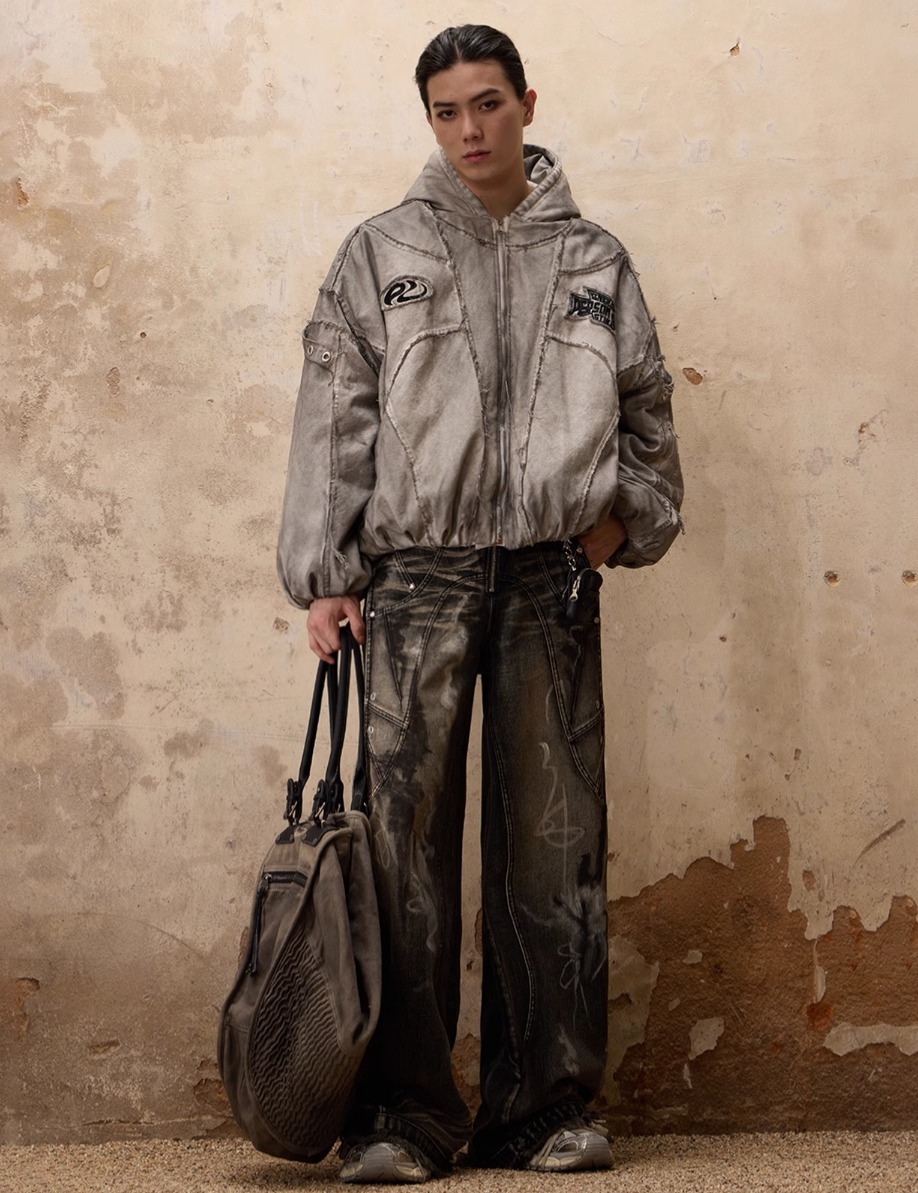 PERSONSOUL*日本未入荷 グラフィティ ワイドレッグ Denim/Jeans