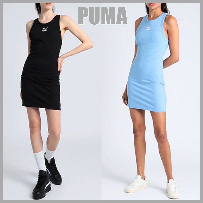 【PUMA】CLASSICS Ribbed Sleeveless ミニワンピース *送関税込*