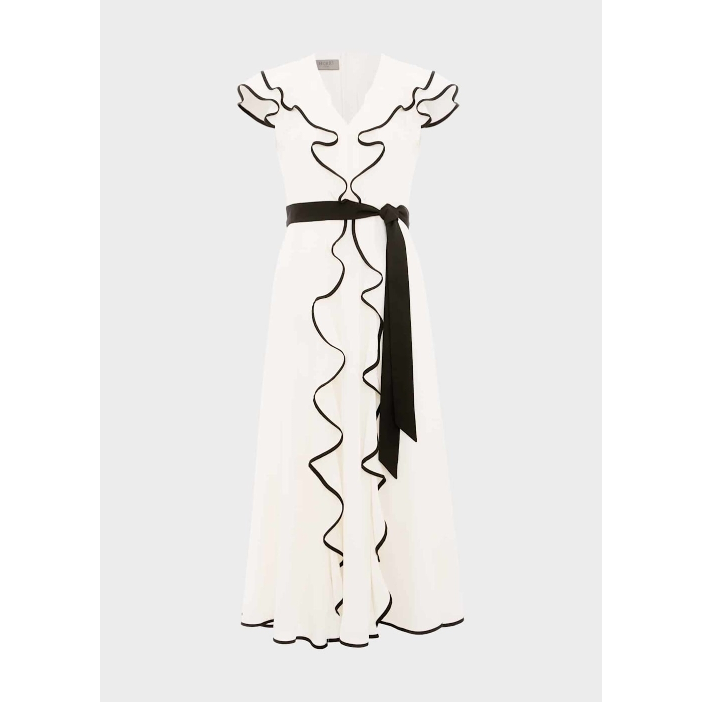 英国発【HOBBS LONDON】ARWEN シルク フリル ドレス 英国発【HOBBS LONDON】ARWEN シルク フリル ドレス ワンピース