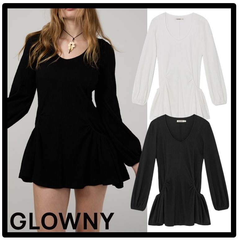 ★送料・関税込★GLOWNY★HOUSE WRINKLE DRESS★