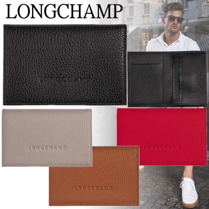 国内直営Longchamp ル フローネ カードケース 名刺入れ Giftにも