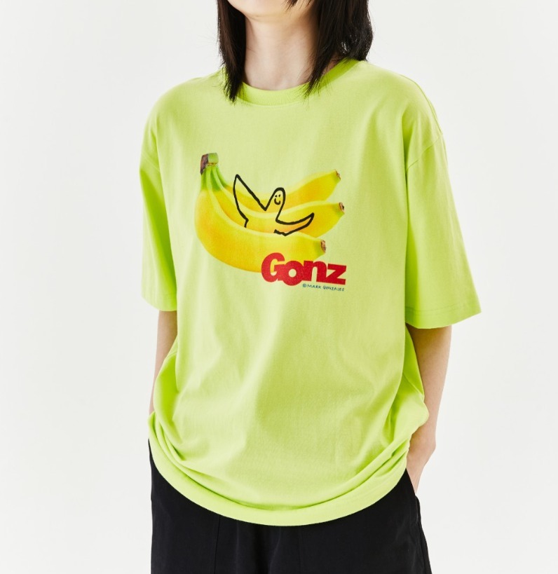MARK GONZALES]☆韓国大人気☆ BANANA GRAPHIC T-SHIRT (MARK