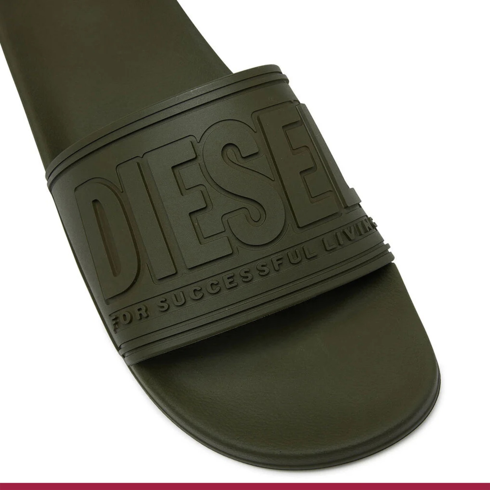 関税負担無【DIESEL】SA-MAYEMI PUF X サンダル SA-MAYEMI PUF X: Dロゴ付きプールスライダー｜ディーゼル