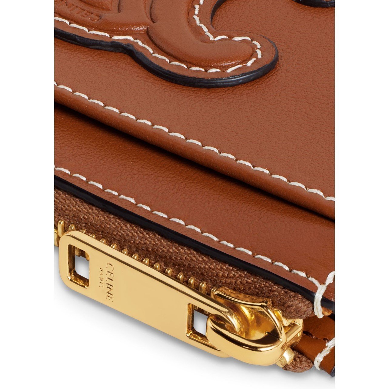 【CELINE】ジップ付きカードホルダー / スムースラムスキン CELINE ジップ付きカードホルダー スムースラムスキン 関税込