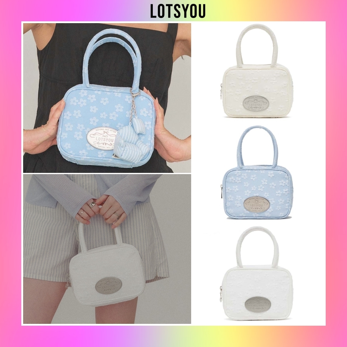【LOTSYOU】韓国人気★Lumpy Bumpy Totebag