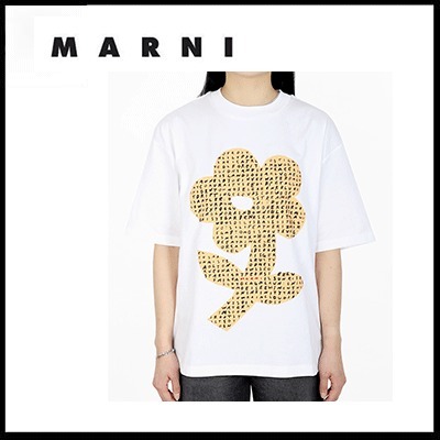 (マルニ) MARNI ロゴTシャツ THJET49P03