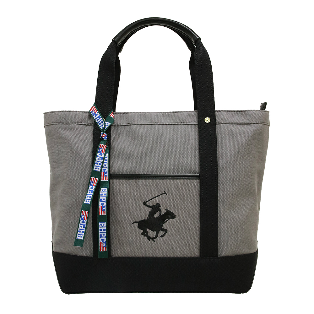 BEVERLY HILLS POLO CLUB トートバッグ H1008N GR/BK/BK