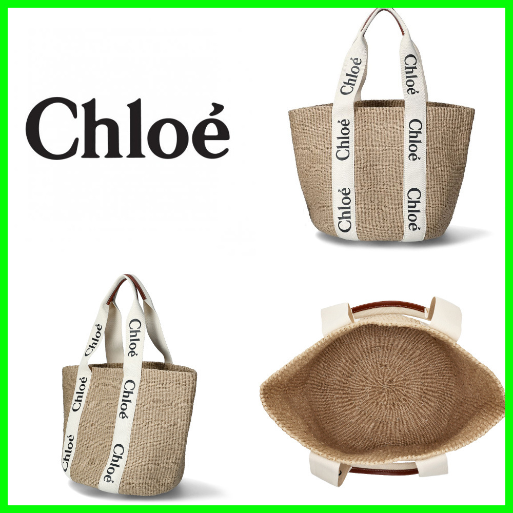 ★Chloe ウッディ ラージ バスケット トッドバッグ★