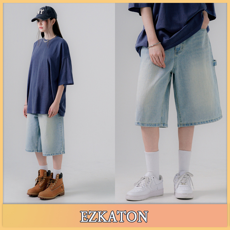 【EZKATON】★男女兼用★24SSロード カーペンターデニムパンツ