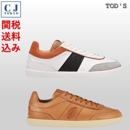 【TOD'S】関税送料込み アラチャータ トレーナー スニーカー 革
