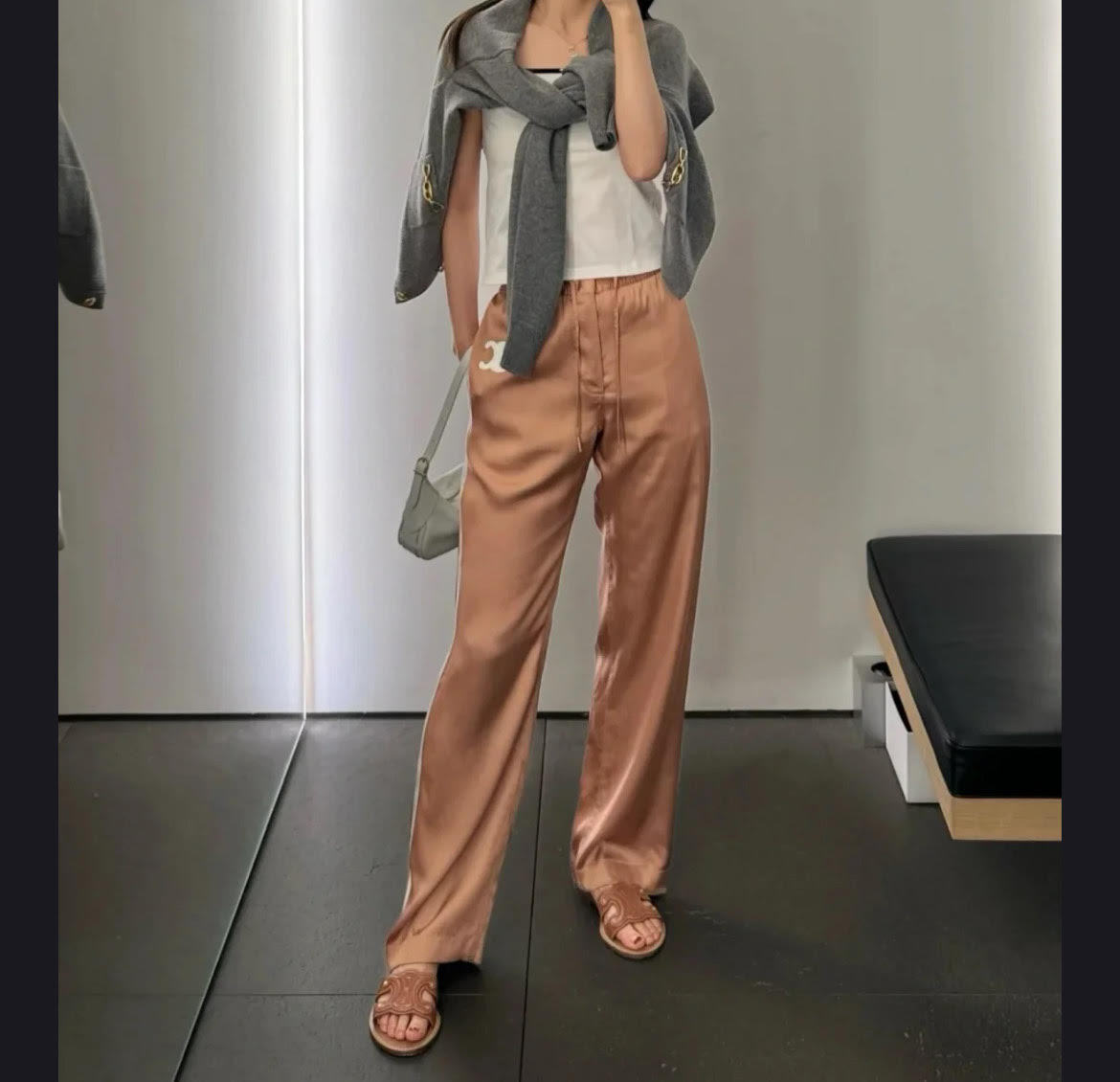 CELINE セリーヌ パンツ 2P870164I.24PI レディース トリオンフ