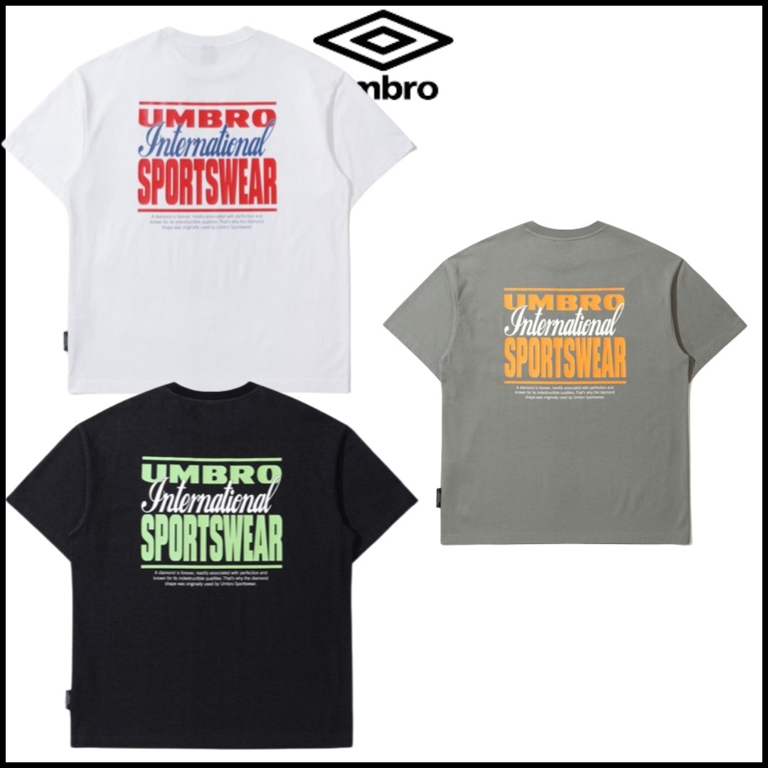 UMBRO■IIce cotton lettering graphic short sleeve■送料込