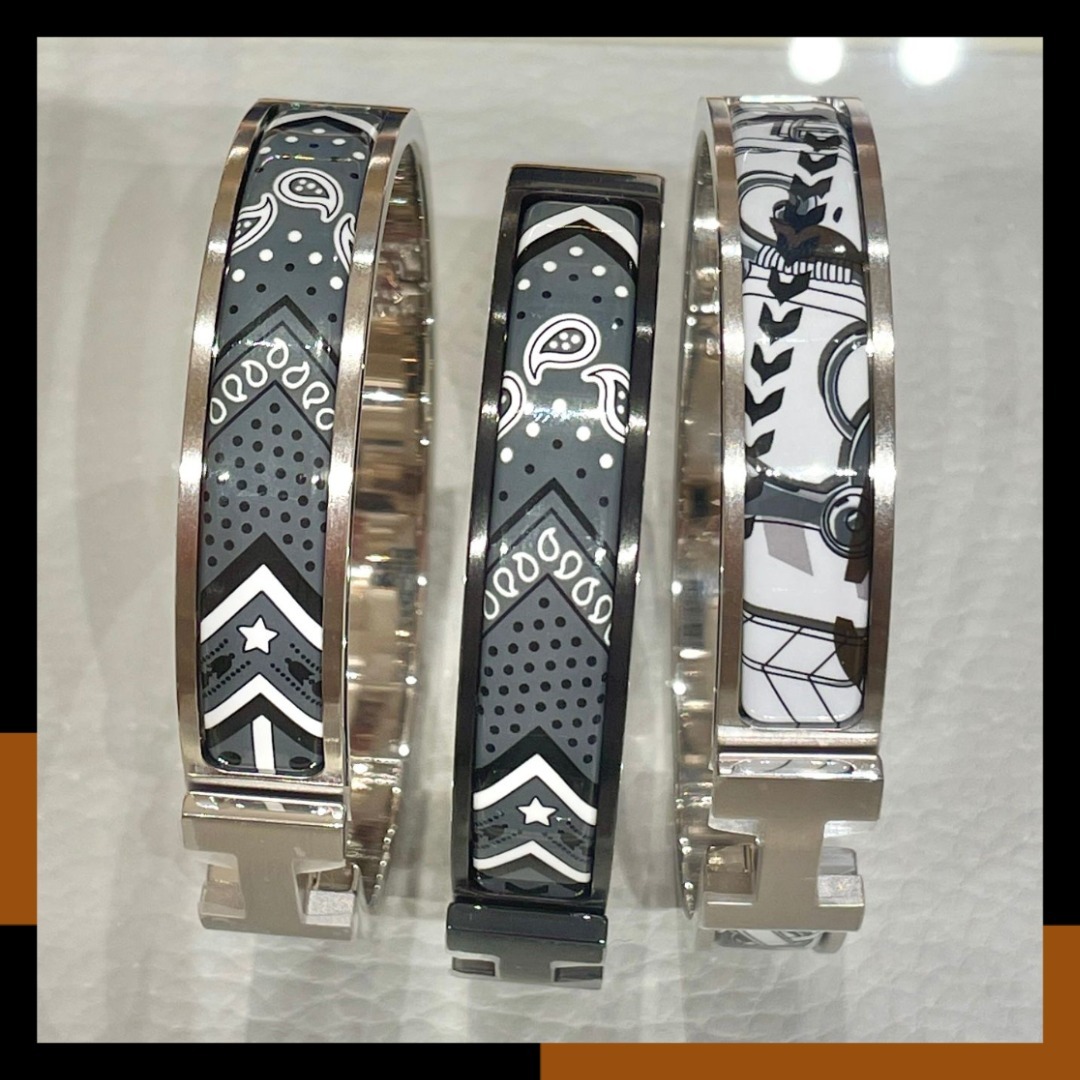 HERMES 人気 ブレスレット 大人カジュアル 上品 Clic HH Bandana