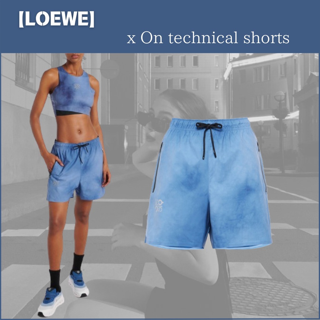 LOEWE】x On technical shorts