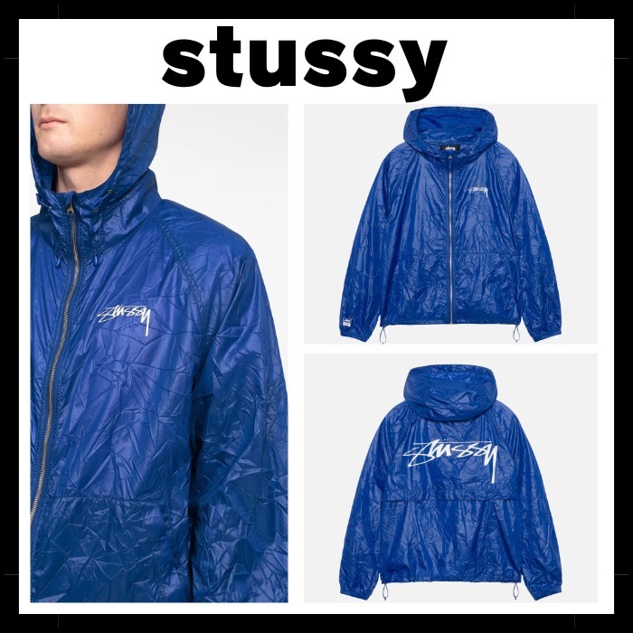 【STUSSY】BEACH SHELL WRINKLED NYLON