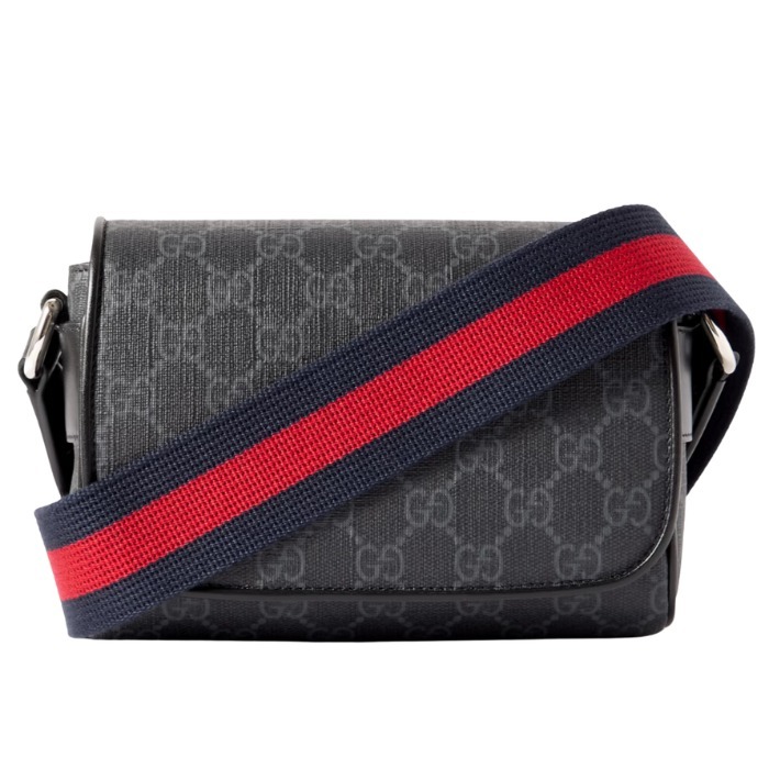 【GUCCI】GGスプリーム ミニ モノグラム メッセンジャー バッグ