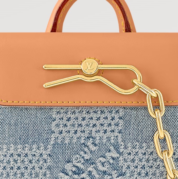 Louis Vuitton バッグ《ナノスチーマー》ダミエ デニム DHL 直営