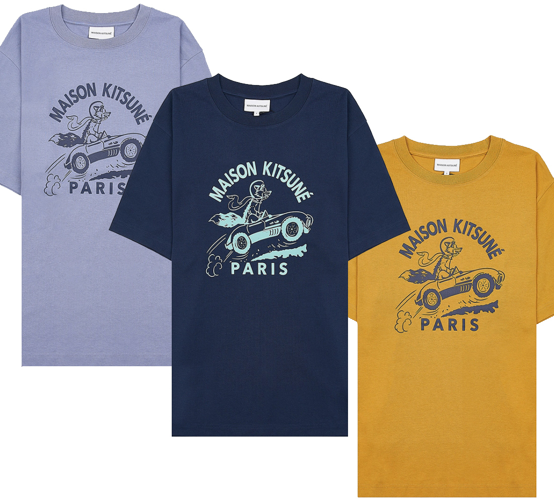 MAISON KITSUNE★男女兼用 フォックス コンフォート 半袖Tシャツ