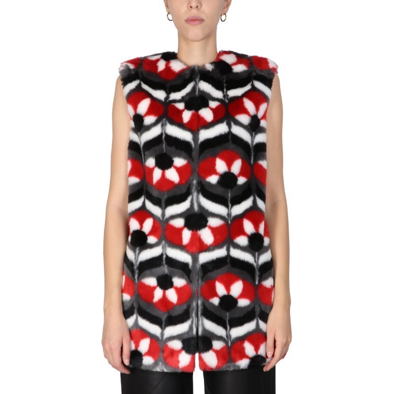 ベスト・ジレ Moschino FW22 FAUX FUR VEST (06106135_1555)