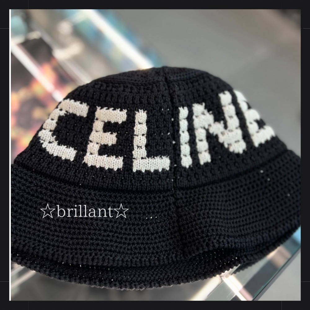【CELINE】セリーヌ クロシェハット CELINE クロシェ バケットハット (CELINE/ハット) 2A80T384D