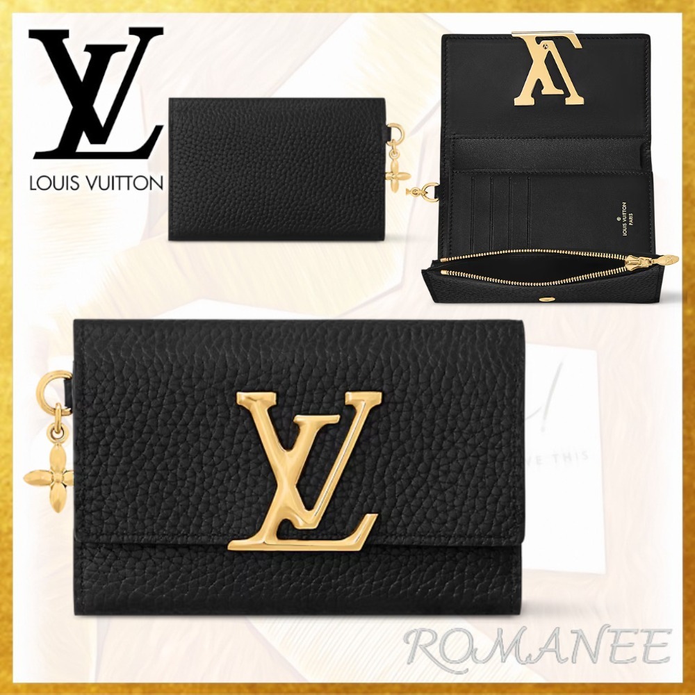 コンパクト♪【LOUISVUITTON】ポルトフォイユ・カプシーヌ 財布
