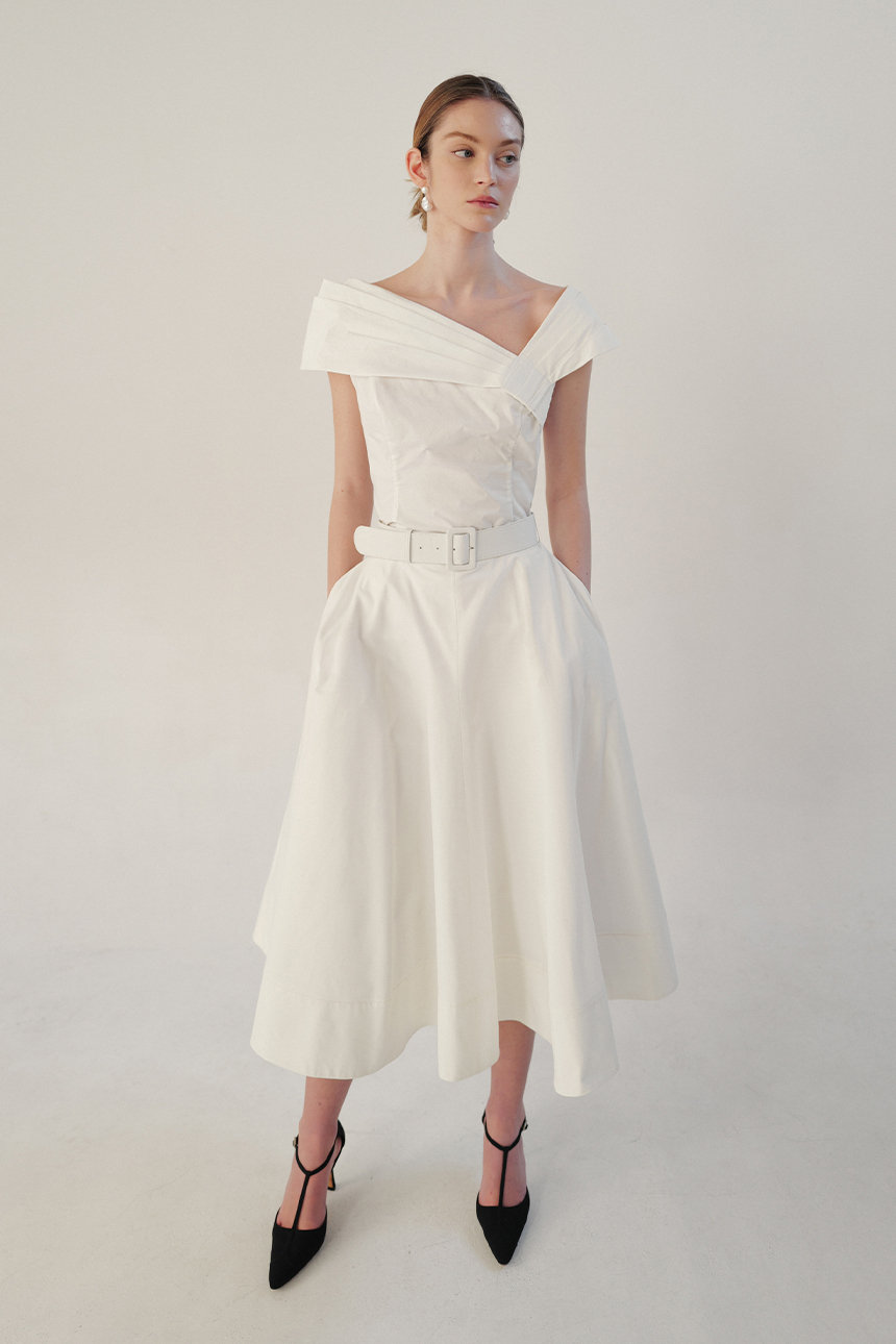 [BAU by Bride And You] HATTIE Belted full long skirt 送料込 ☆BAU by Bride And You☆2024夏服☆HATTIE BELTED LONG SKIRT