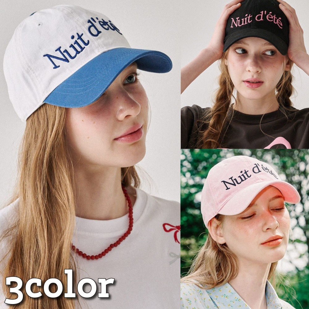 RONRON★韓国★人気★NUIT D ETE BALL CAP 3色