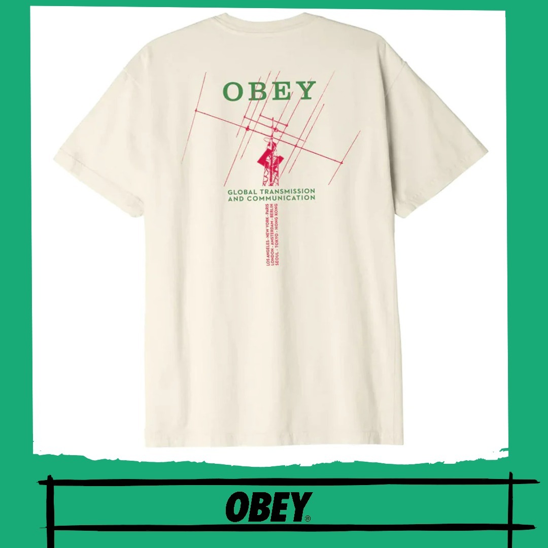 ◆OBEY◆オベイ Global Transmission Tシャツ