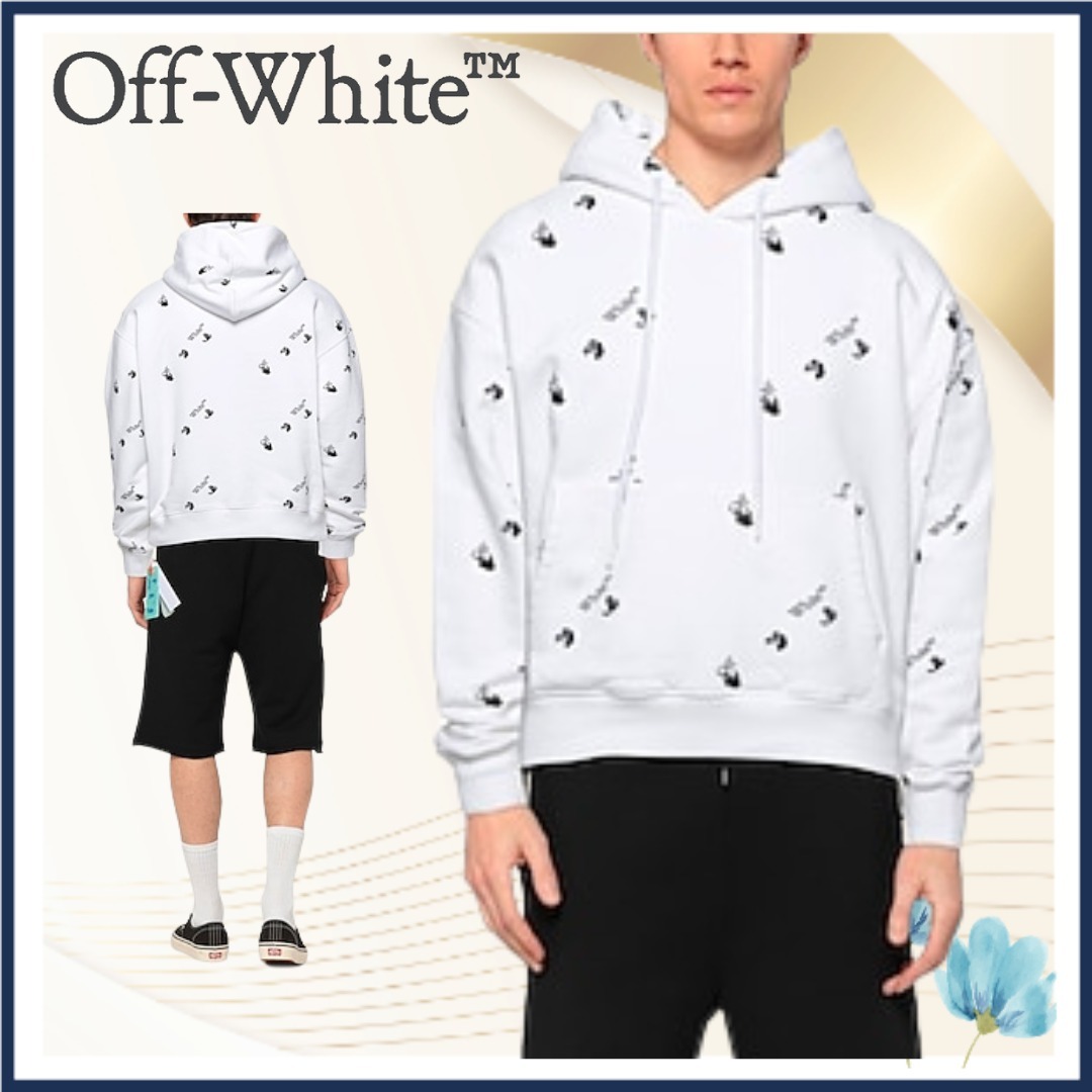 持っていたい【OFF-WHITE】スウェット OFF-WHITE オフホワイト スウェットトレーナー XS（OFF-WHITE