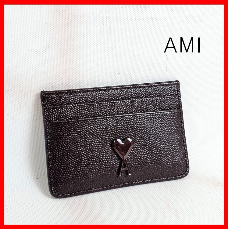 ★韓国の人気★【AMI PARIS】★DE COEUR カードケース★関税込★