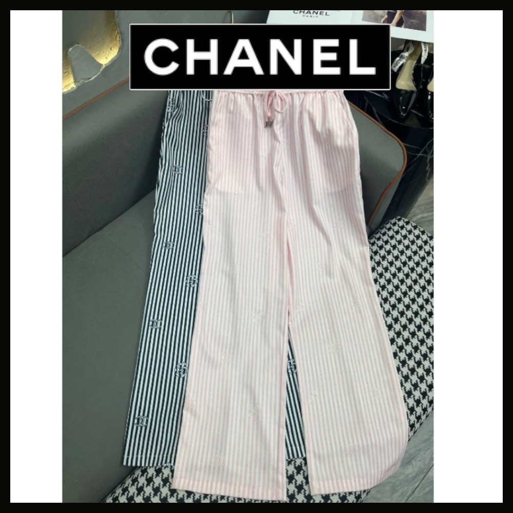 【サラッと着れてオシャレ♡】CHANEL ロングパンツ